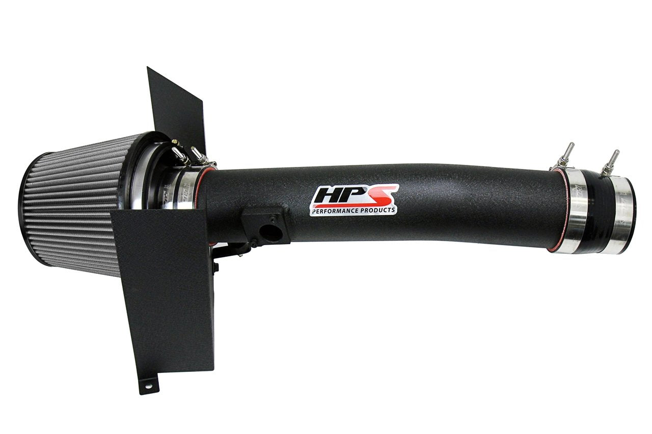 HPS Shortram Air Intake Kit 2010-2014 Toyota FJ Cruiser 4.0L V6, Includes Heat Shield, Black
