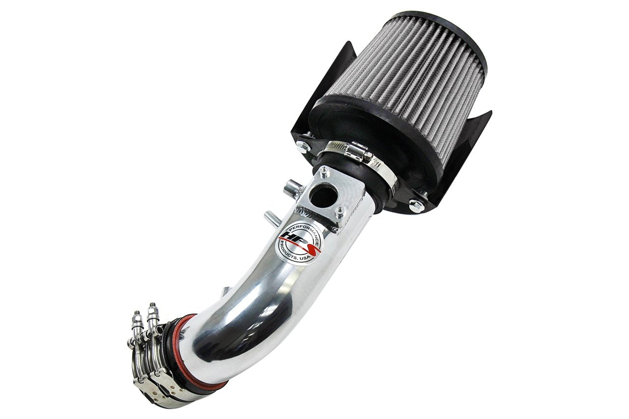 HPS Shortram Air Intake Kit 2007-2009 Honda CR-V 2.4L, Includes Heat Shield, Polish