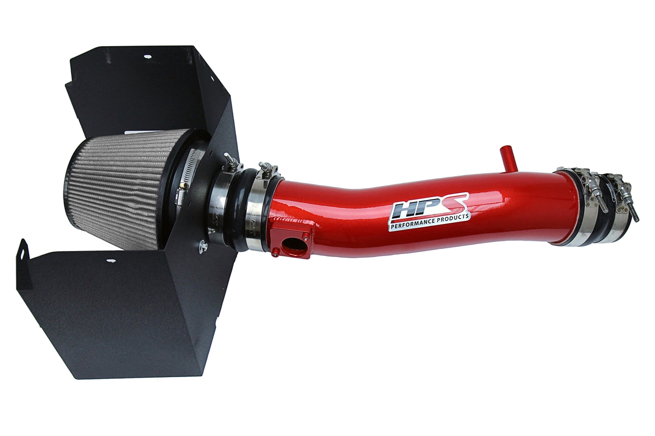 HPS Shortram Air Intake Kit 2016-2022 Toyota Tacoma 3.5L V6, Includes Heat Shield, 827-595