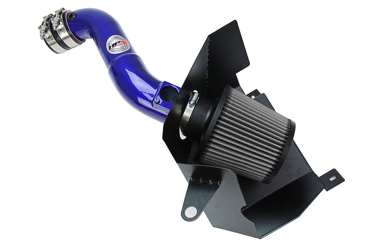 HPS Performance Shortram Air Intake Kit 2016-2019 Honda Civic 2.0L Non Turbo, Includes Heat Shield, Blue