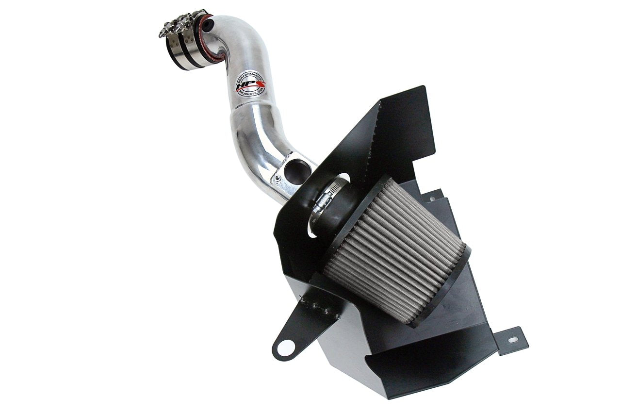 HPS Shortram Air Intake Kit 2016-2019 Honda Civic 2.0L Non Turbo, Includes Heat Shield, Polish