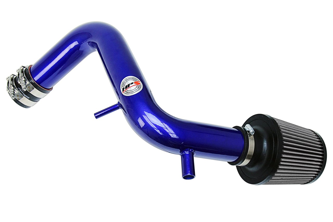 HPS Shortram Air Intake Kit 2013-2017 Hyundai Veloster 1.6L Turbo, Blue