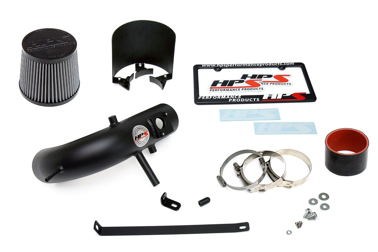 HPS Shortram Air Intake Kit 2013-2018 Toyota Rav4 2.5L, Includes Heat Shield, Black