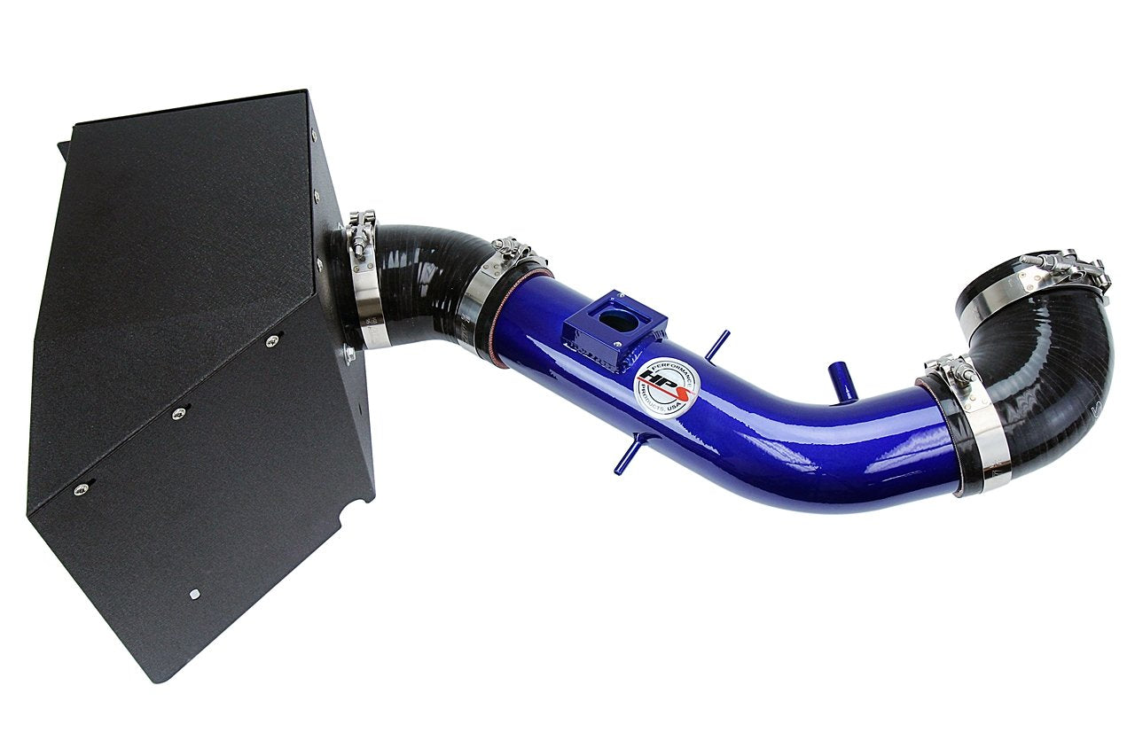 HPS Shortram Air Intake Kit 2003-2004 Lexus GX470 4.7L V8, Includes Heat Shield, Blue