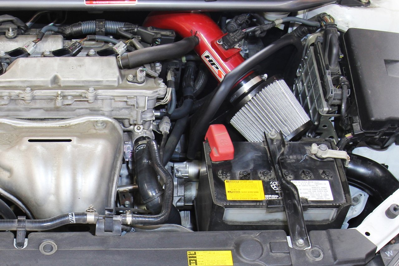 HPS Shortram Air Intake Kit with Heat Shield 2011-2016 Scion tC 2.5L, 827-687
