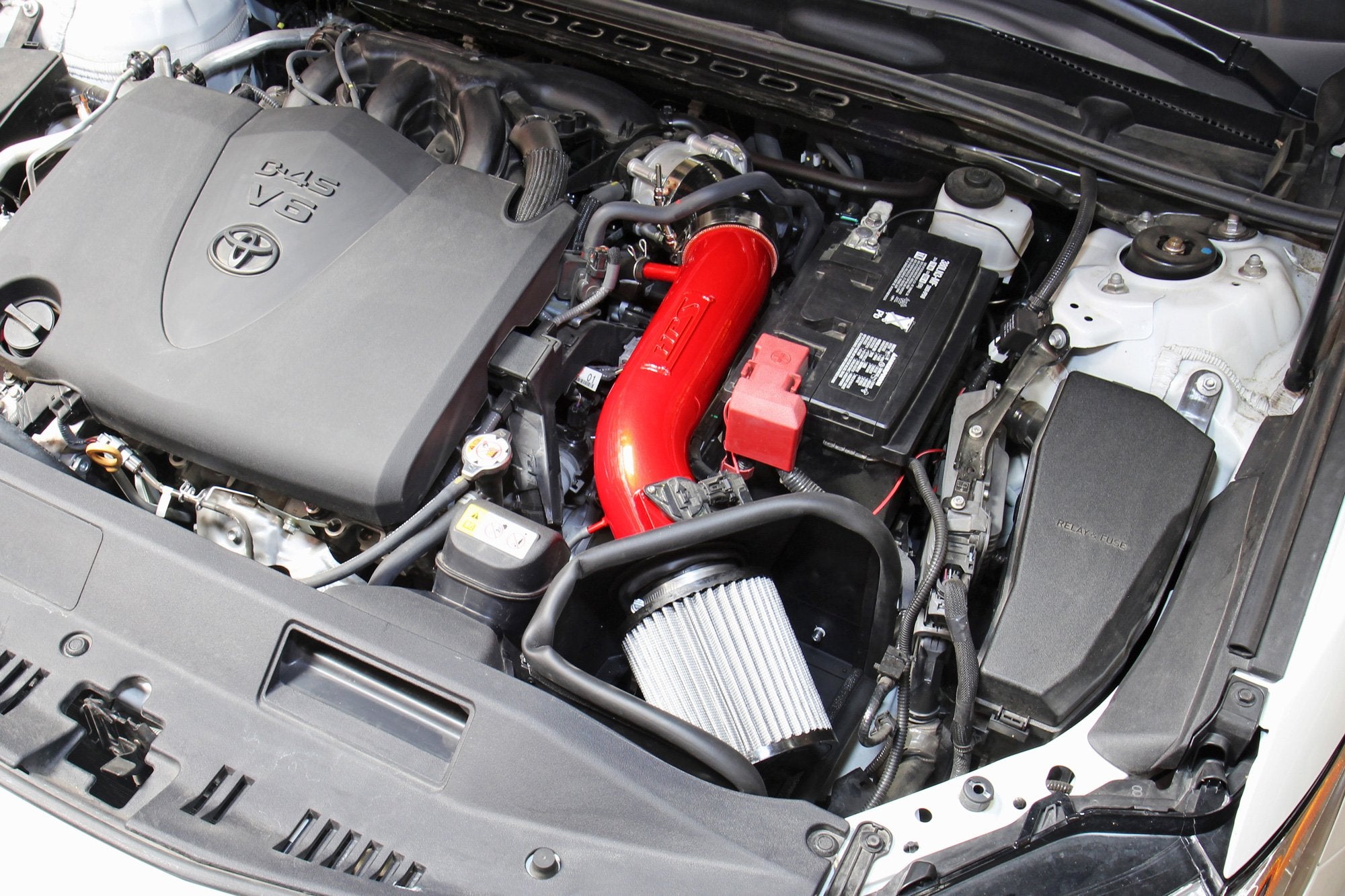 HPS Shortram Air Intake Kit 2018-2021 Toyota Camry 3.5L V6, Includes Heat Shield, 827-692