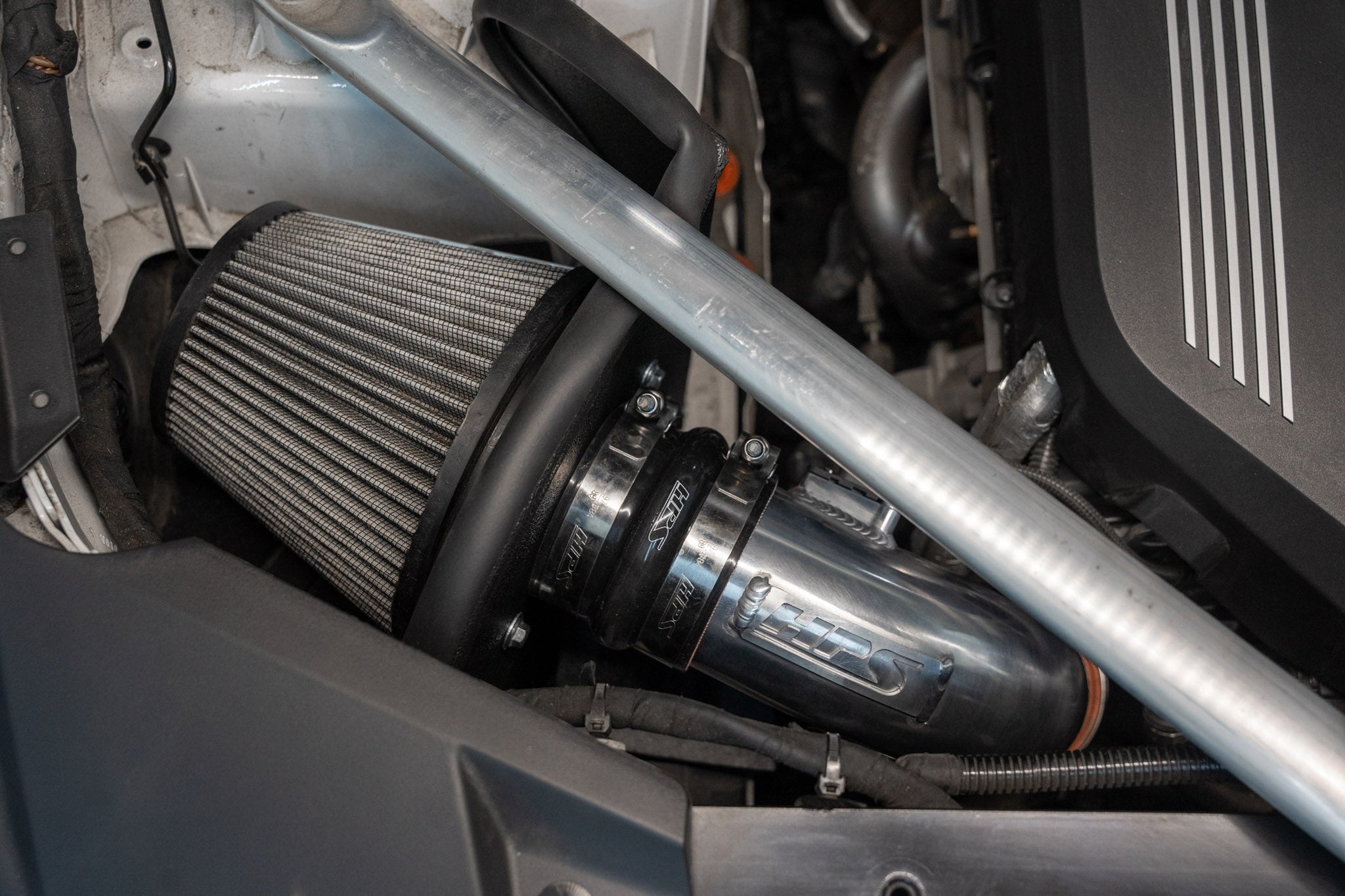 HPS Air Intake Kit 2019-2022 BMW X5 3.0L Turbo B58 G05, Includes Heat Shield, 827-702