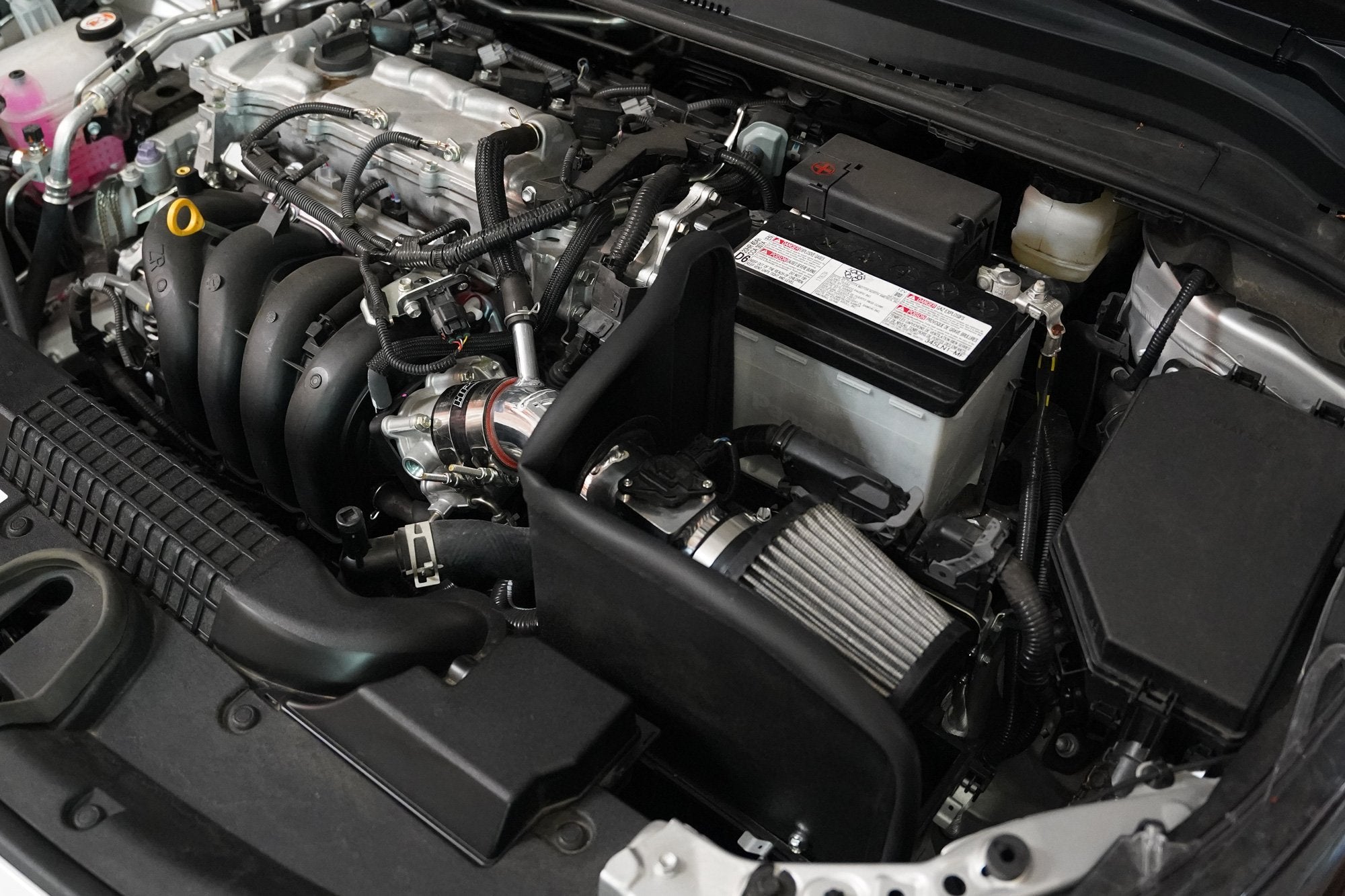 HPS Shortram Air Intake Kit Toyota 2020-2021 Corolla 1.8L Gas, Includes Heat Shield, 827-708
