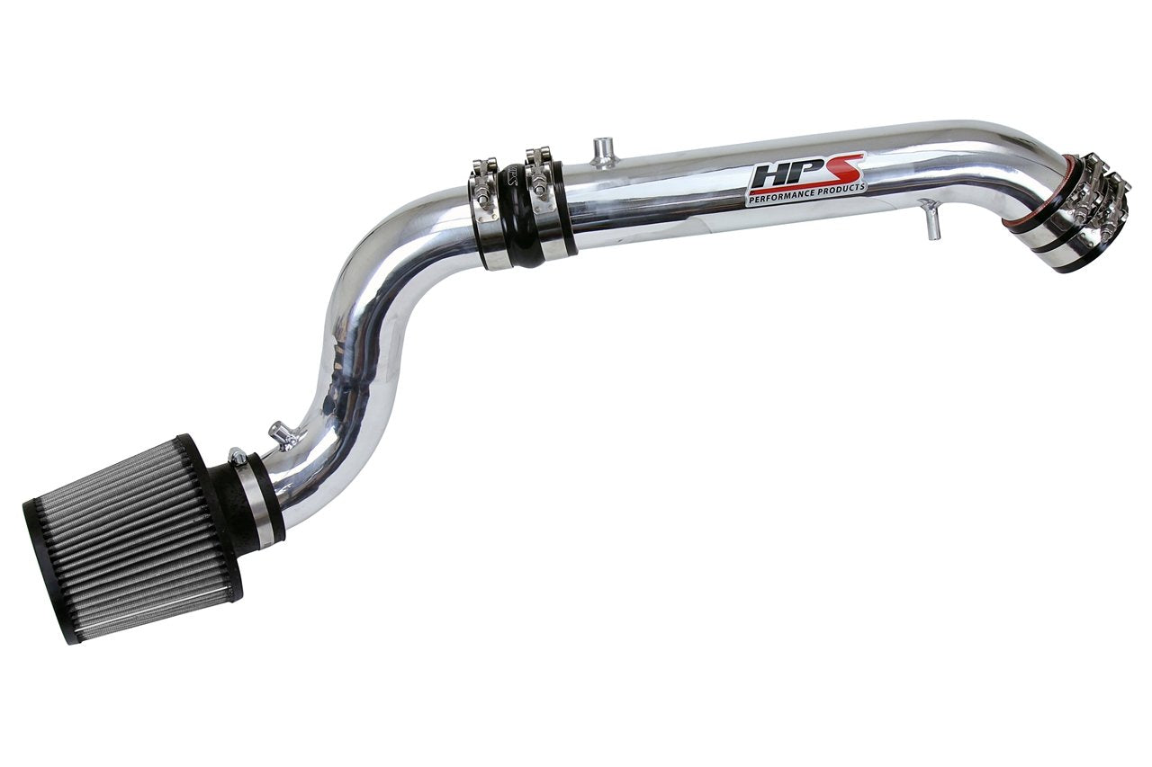 HPS Cold Air Intake Kit 1992-1995 Honda Civic SOHC D Series DOHC B Series, Converts to Shortram, Polish