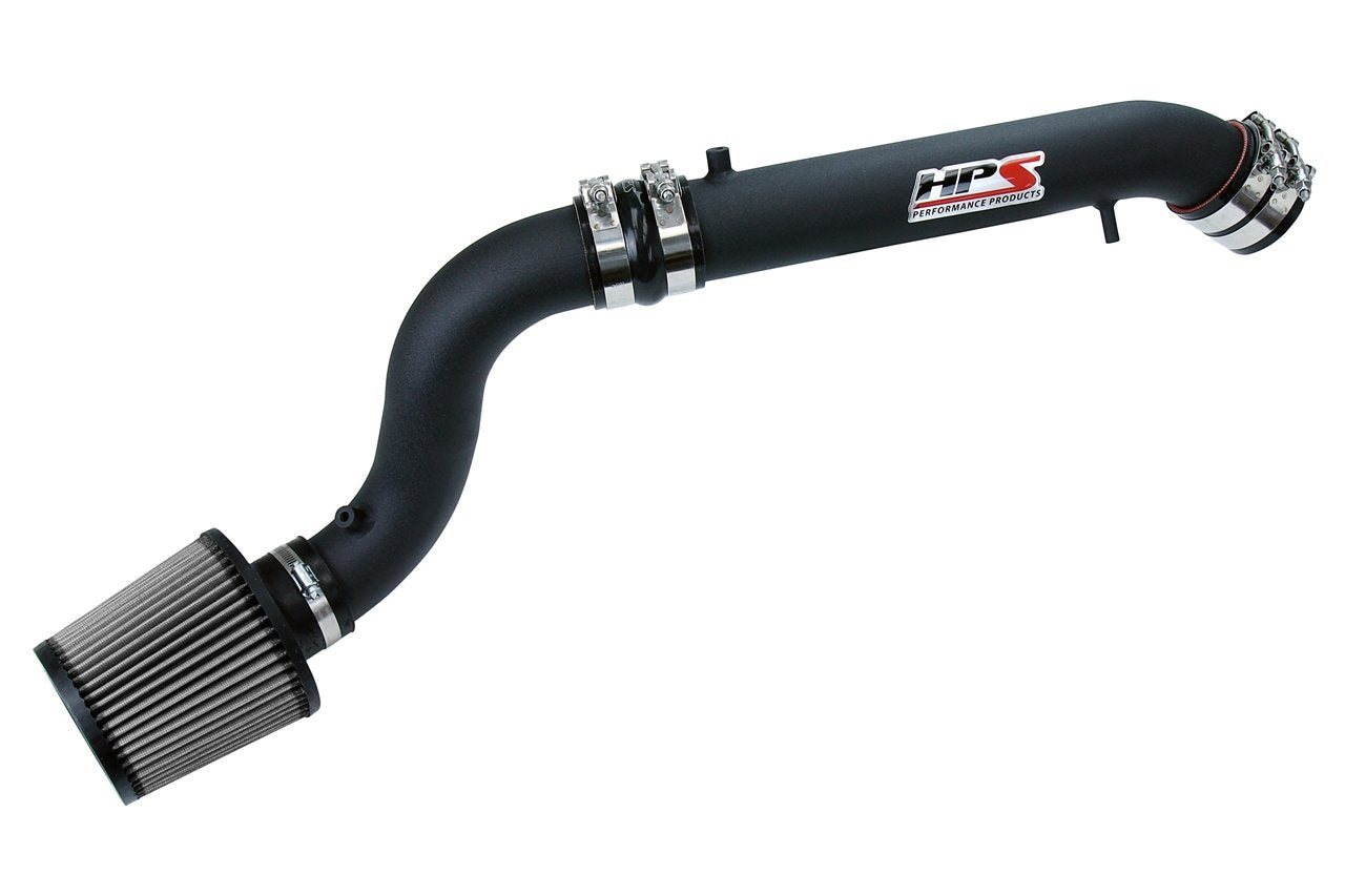 HPS Cold Air Intake Kit 1992-1995 Honda Civic SOHC D Series DOHC B Series, Converts to Shortram, Black