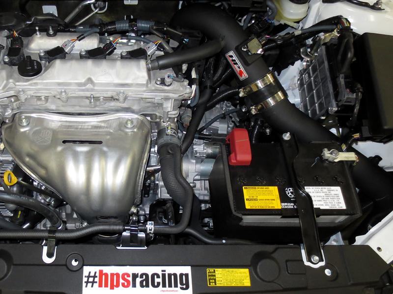 HPS Cold Air Intake Kit 2011-2016 Scion tC 2.5L, Converts to Shortram, Black