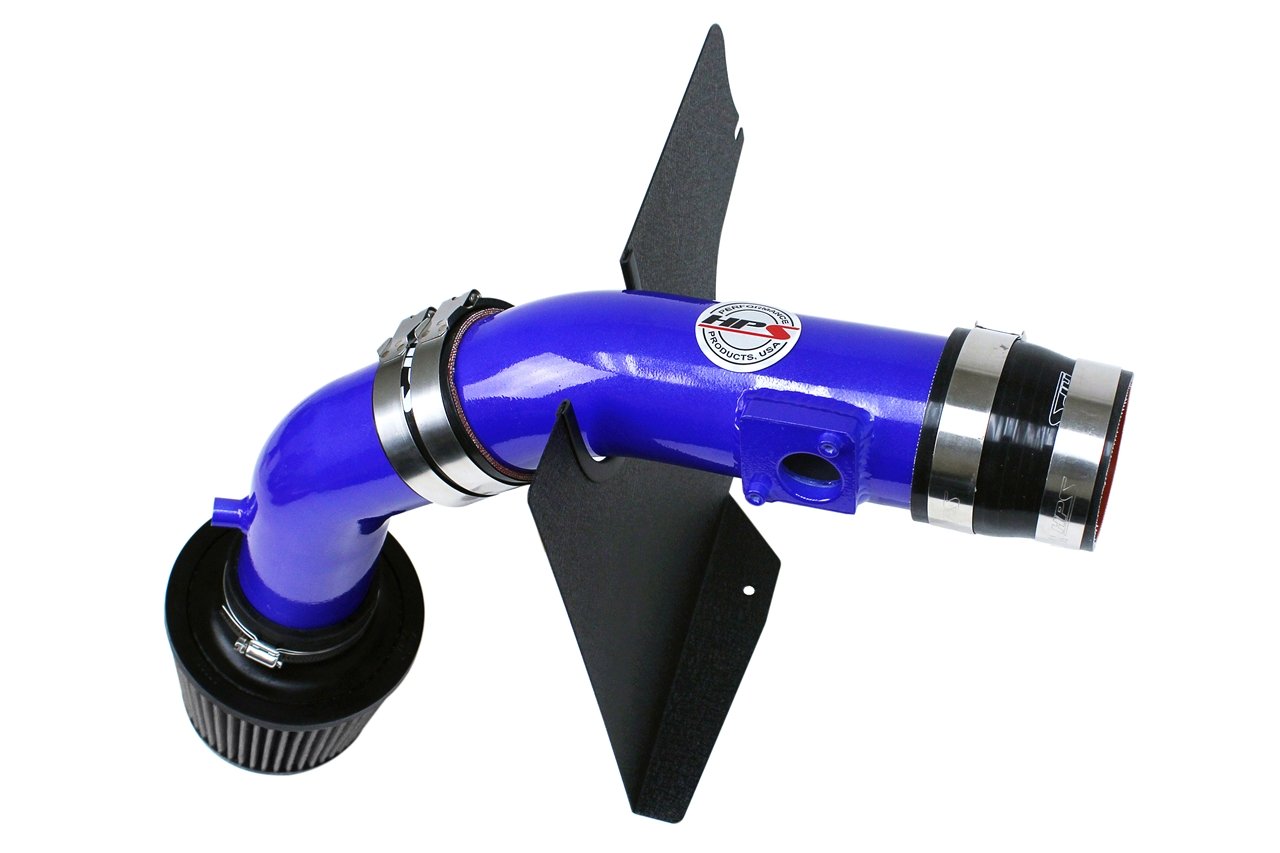 HPS Cold Air Intake Kit 2008-2014 Subaru WRX 2.5L Turbo, Converts to Shortram, Blue