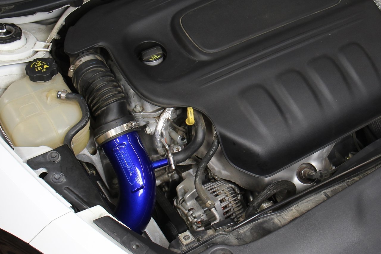 HPS Cold Air Intake Kit 2013-2016 Dodge Dart 2.4L Non Turbo, Blue