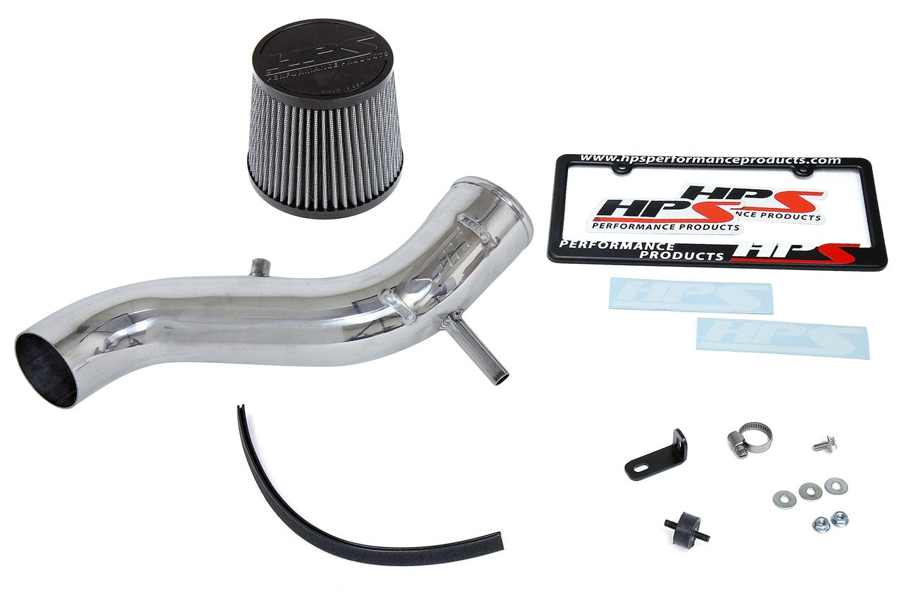 HPS Cold Air Intake Kit 2013-2016 Dodge Dart 2.4L Non Turbo, Polish