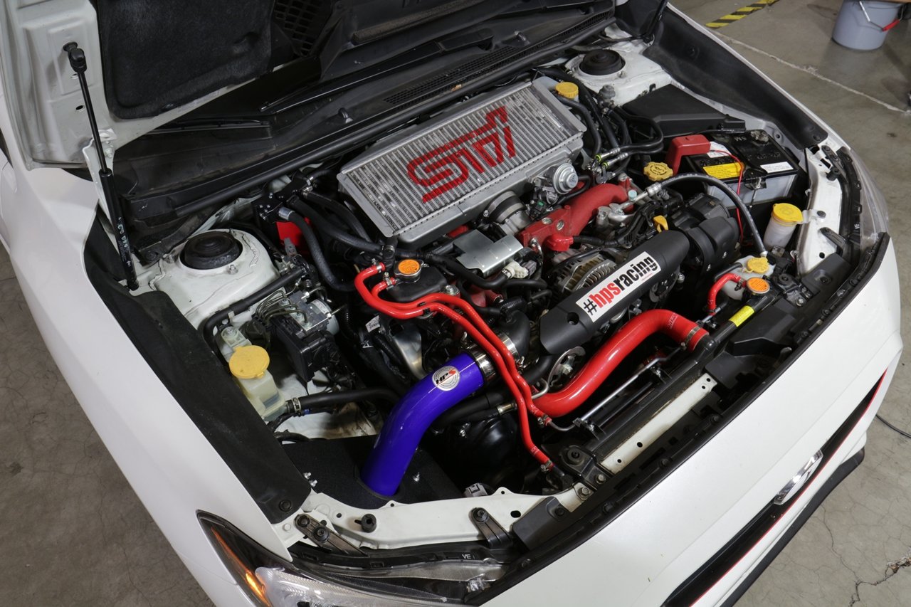 HPS Performance Cold Air Intake Kit 2015-2016 Subaru Impreza WRX STI 2.5L Turbo, Blue