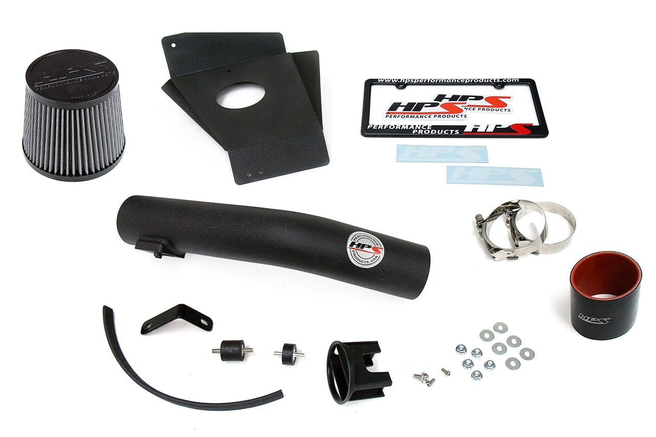 HPS Cold Air Intake Kit 2015-2017 Subaru WRX STI 2.5L Turbo, Black