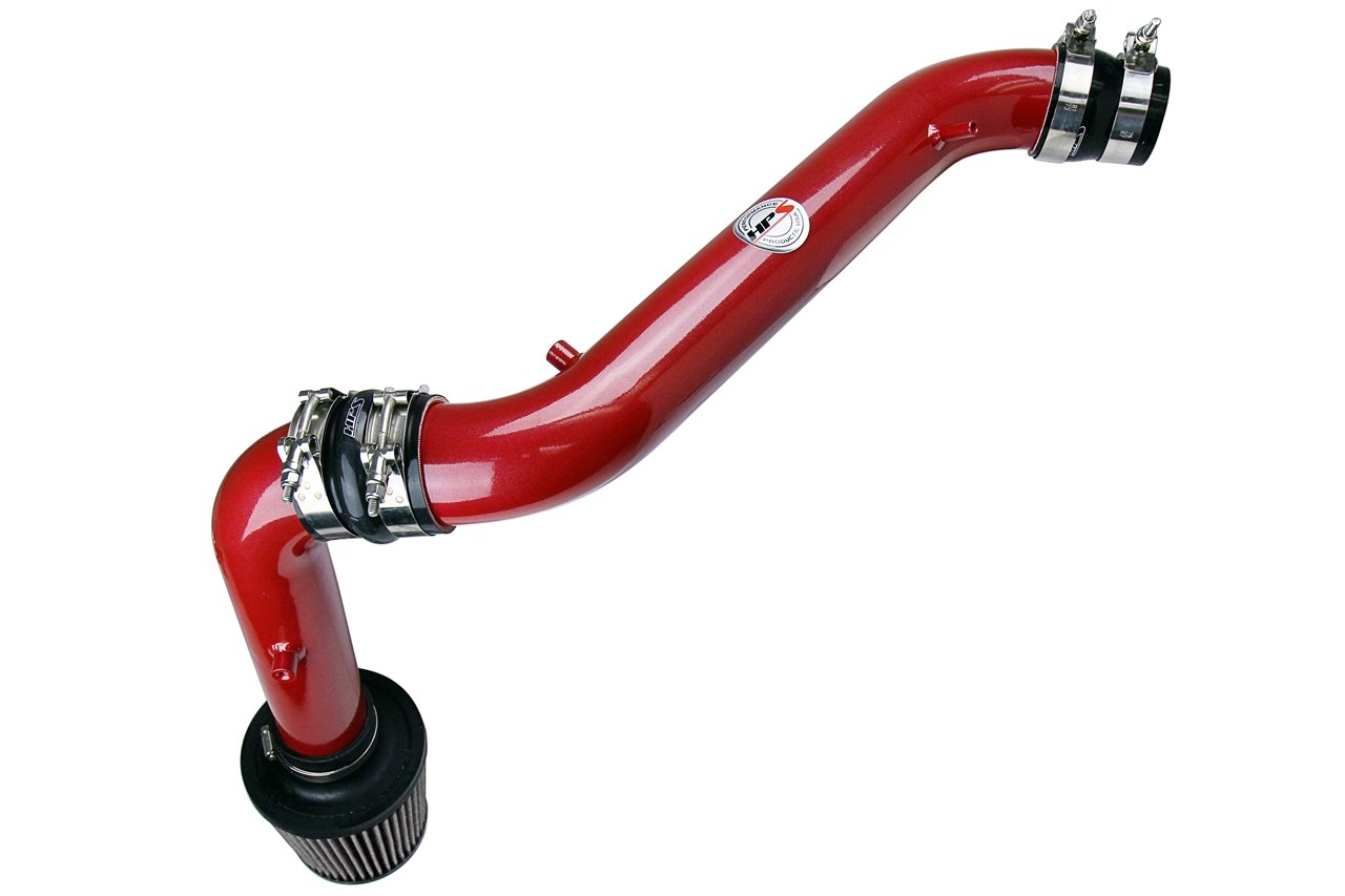 HPS Cold Air Intake Kit 1998-2002 Honda Accord 2.3L DX EX LX VP SE, Converts to Shortram, Red
