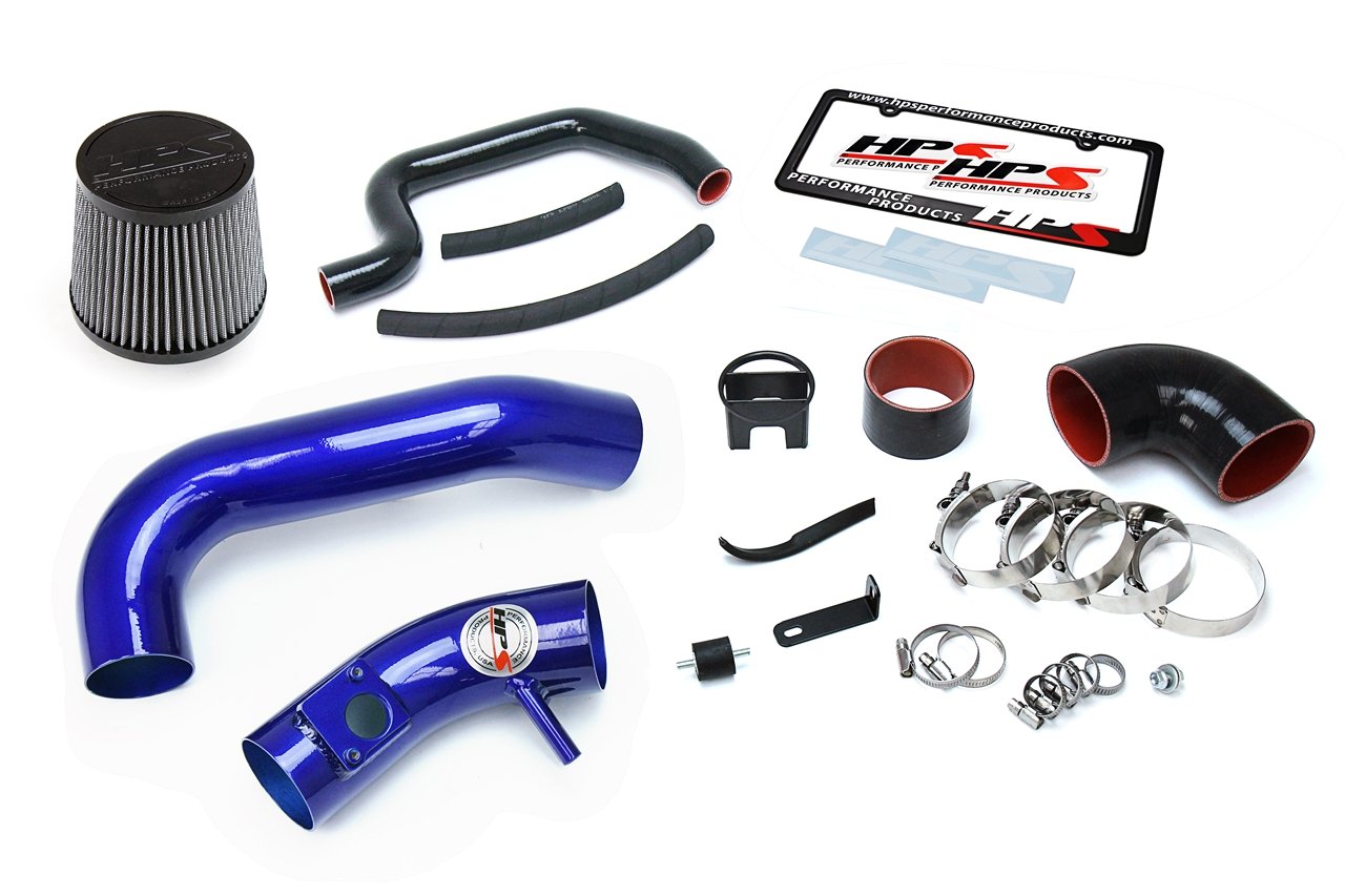 HPS Cold Air Intake Kit 2006-2011 Honda Civic Si 2.0L, Blue