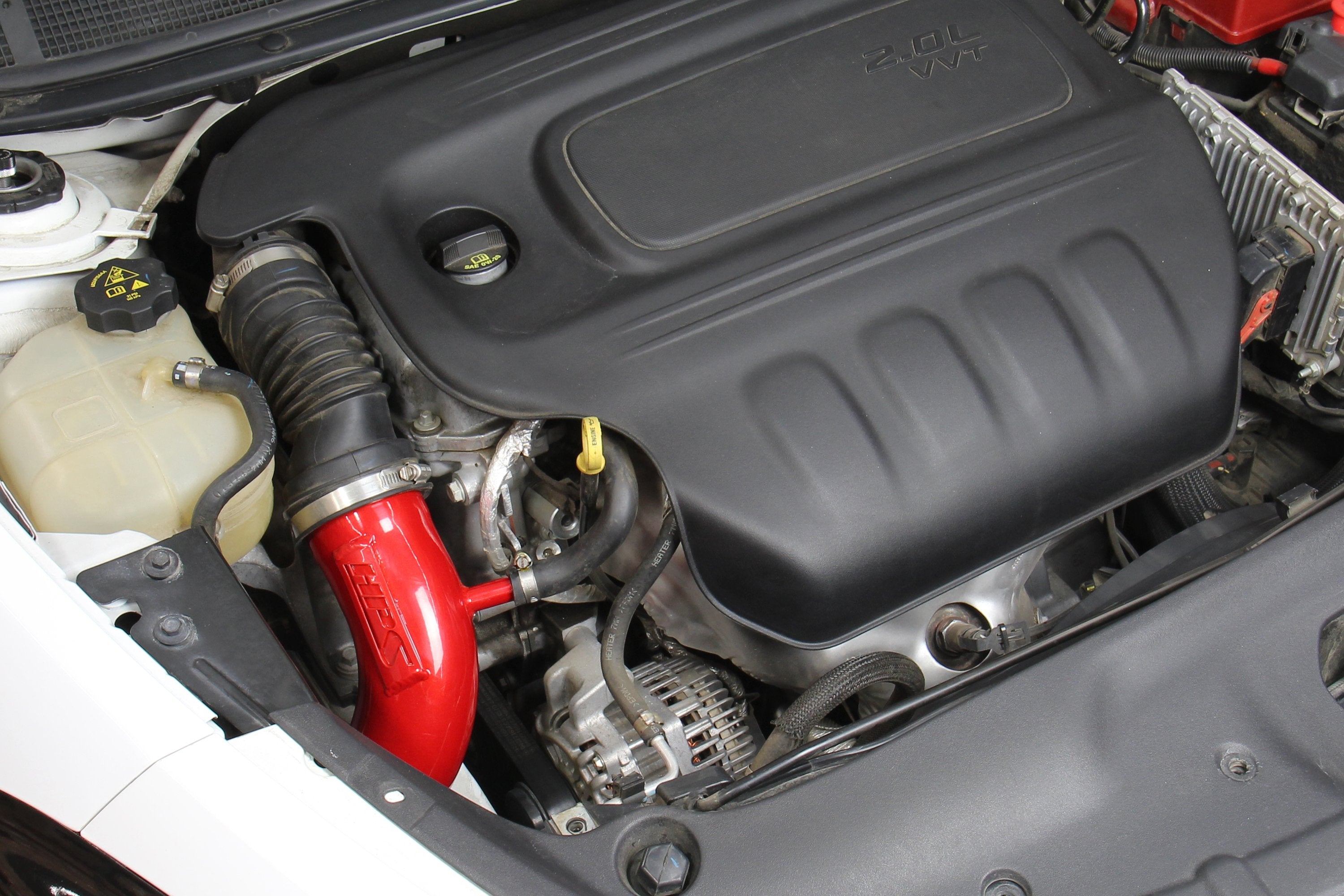 HPS Cold Air Intake Kit 2013-2016 Dodge Dart 2.0L Non Turbo, Red