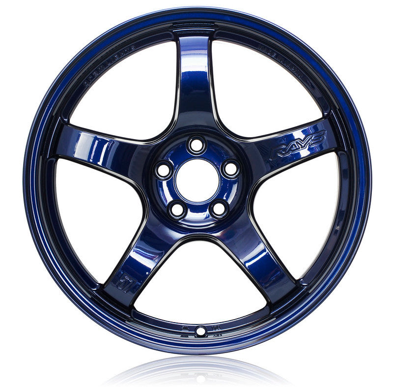 Gram Lights 57CR 18x8.5 +37 5-108 Eternal Blue Pearl Wheel WGCRV37REBP