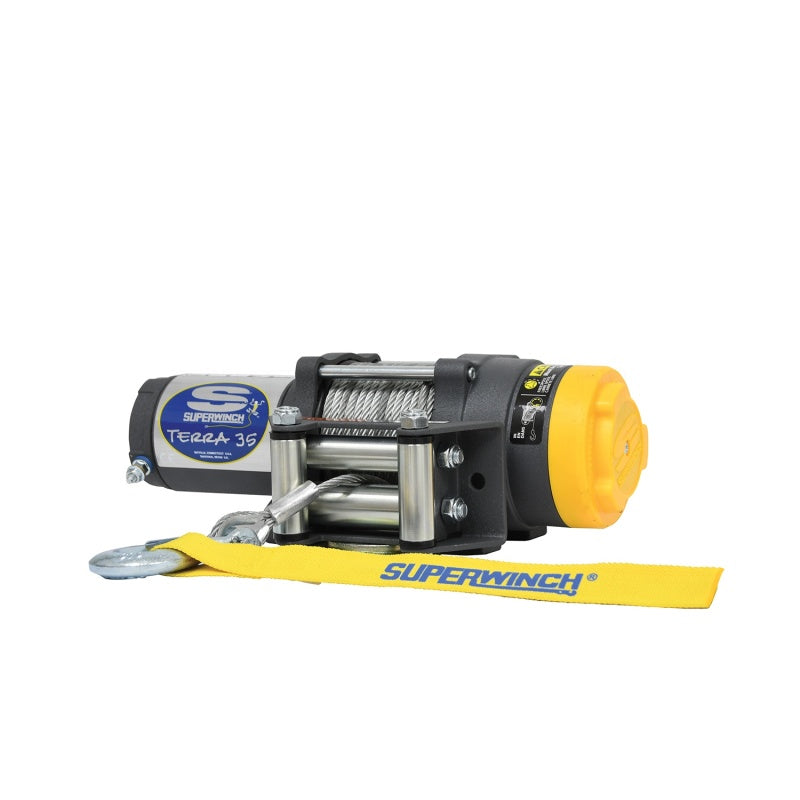 Superwinch 3500 LBS 12 VDC 13/64in x 50ft Steel Rope Terra 35 Winch 1135220