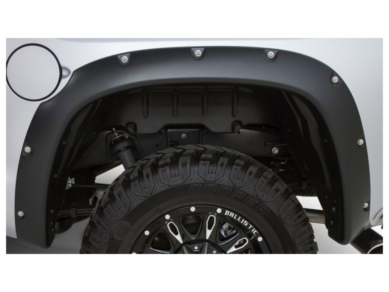 Stampede Black Ruff Riderz Smooth Finish 4-Piece Fender Flare