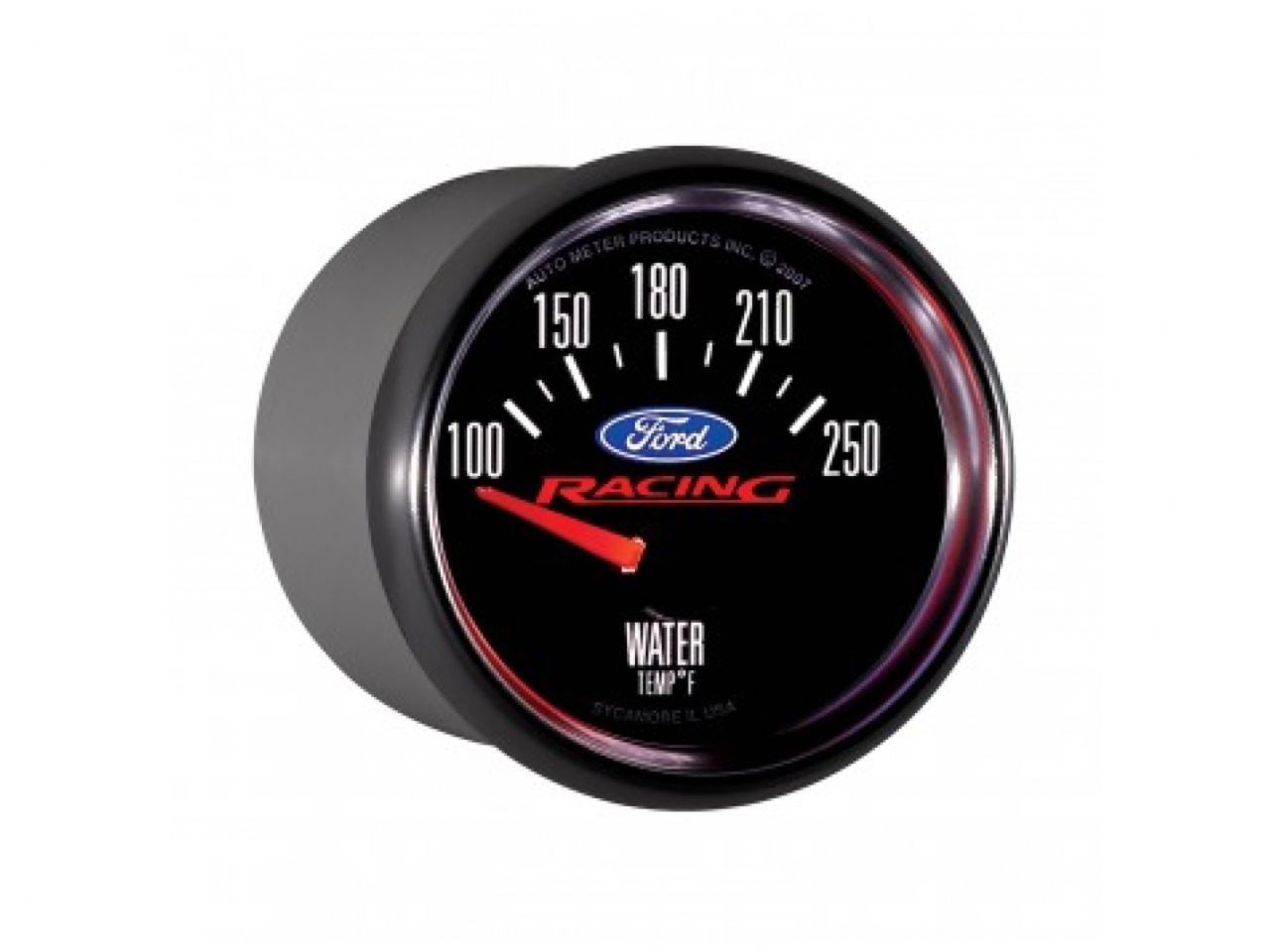 Autometer Gauge, Water Temp, 2 1/16", 100-250 Deg F, Electric, Ford Racing