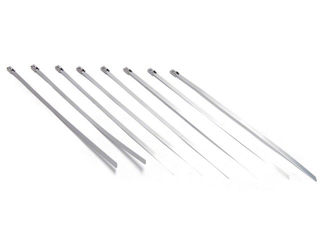 DEI Stainless Steel Lock Ties 8-in 8-Pack