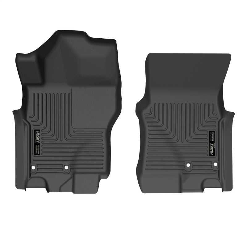 Husky Liners  2022 Nissan Frontier King Cab Ext. Cab/CC  WeatherBeater Black Front Floor Liners 13521