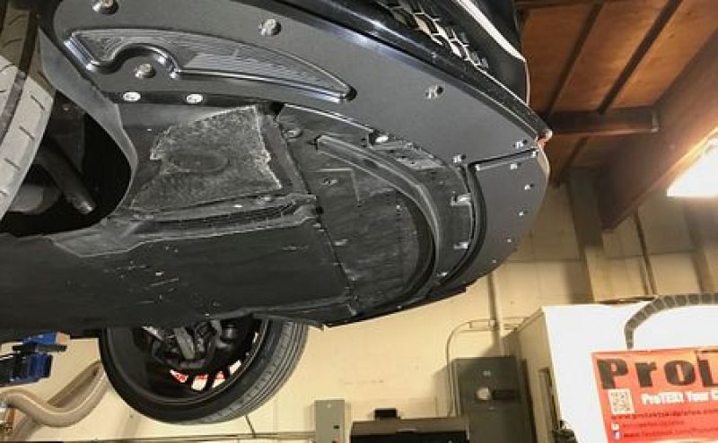 DISCONTINUED ProTEKt 12-14 Audi S7 / A7 w/ S Line Package Custom Fit Front Bumper Skid Plates 9-AUS7000-120