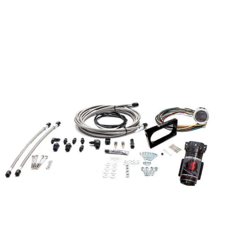 Snow Performance 05-10 Mustang Stg 2 Boost Cooler Water Inj Kit (SS Brded Line/4AN Fitting) w/o Tank SNO-2130-BRD-T