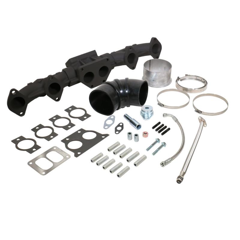 BD Diesel Manifold Exhaust - Cummins ISX T6 Manifold and Install Kit Package (USA) 1048015US Main Image