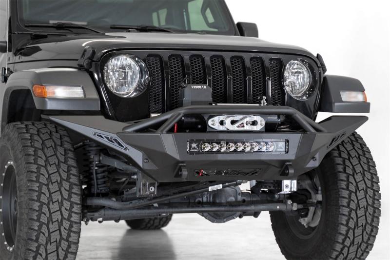 Addictive Desert Designs 2020 Jeep Gladiator Stealth Fighter Front Bumper w/ Winch Mount F961752080103 Main Image