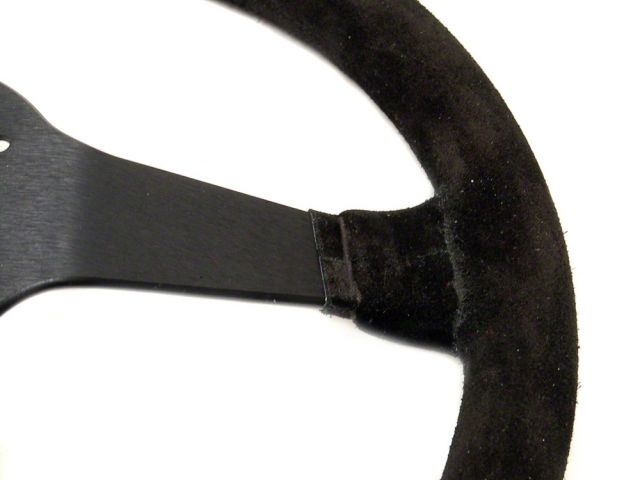 Sparco 345 Competition Black Suede Steering Wheel 350mm