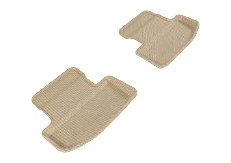 3D MAXpider 2015-2020 Ford Mustang Kagu 2nd Row Floormats - Tan L1FR08521502 Main Image
