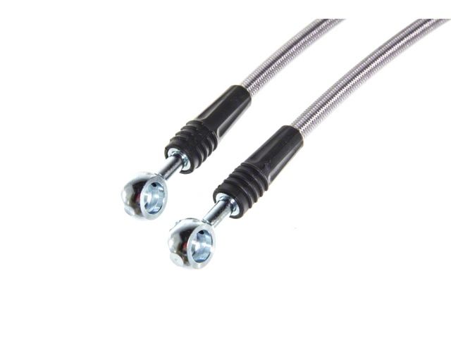 P2M Steel Braided Front Brake Lines 2003-2006 Mitsubishi Evo 8