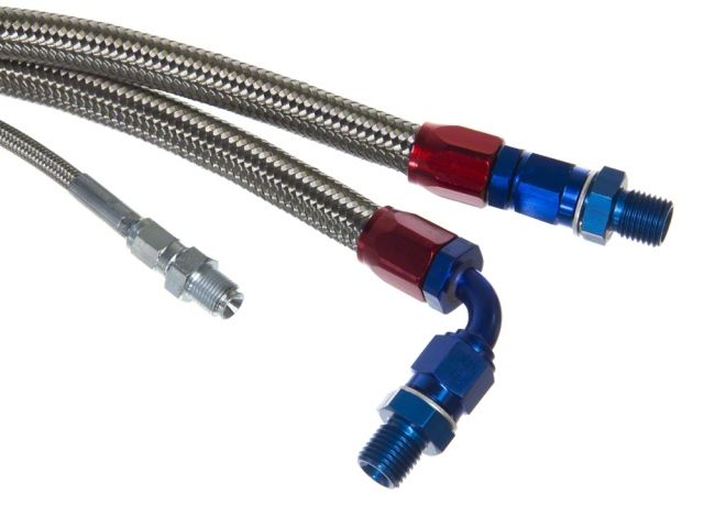 P2M Nissan S13 SR20DET 3Pcs Turbo Lines (Stock Banjo, Bottom Mount) 0MJ1B