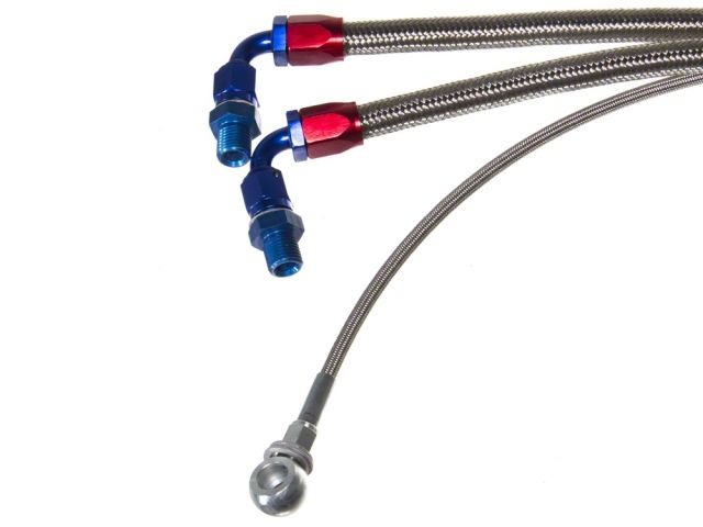 P2M Turbo Lines - Stock Banjo - Top Mount Nissan S13 SR20DET