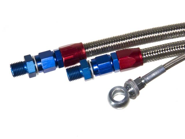 P2M Turbo Lines Stock Banjo Bottom Mount - Nissan S14 S15 SR20DET