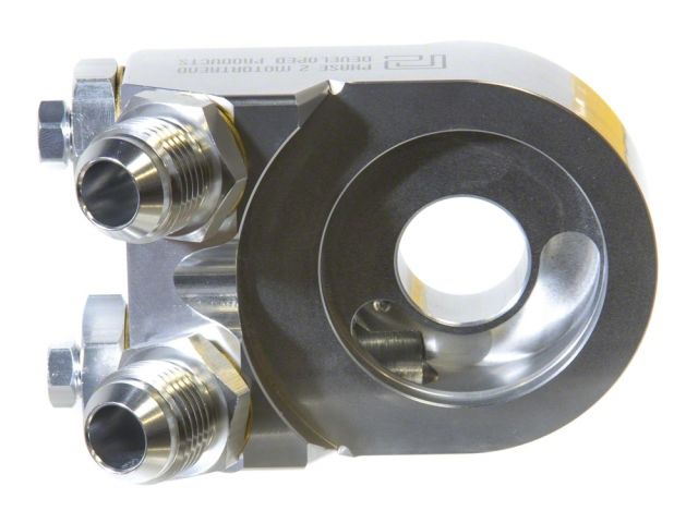 P2M Universal Angled Oil Filter - Oil Cooler Block Adapter Kit - M20 X 1.5