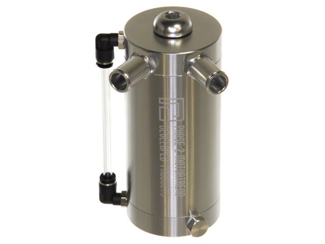 P2M Universal 250Cc Oil Catch Tank With Breather Filter V2, 9 & 15mm Out
