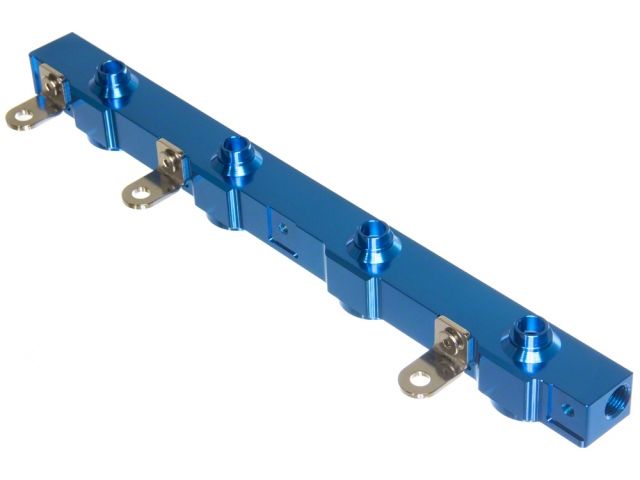 P2M Anodize Blue Fuel Rail Kit - Nissan S13 SR20DET Rwd