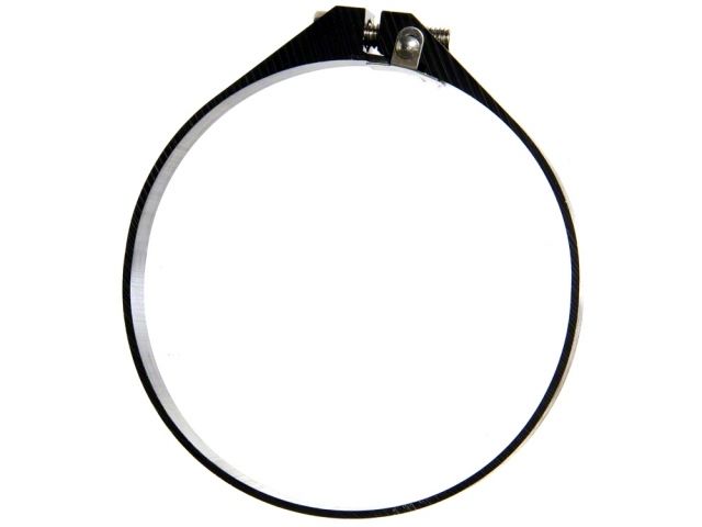 P2M 2.00" Hose ID Aluminum Hose Clamp (Black, 58-60mm Hose OD) 0MJ6B