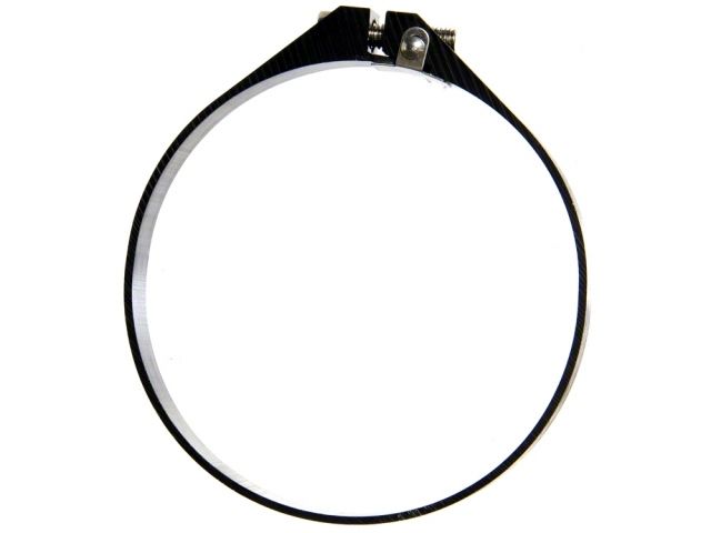 P2M Pipe Aluminum Hose Clamp - Black 2.25"