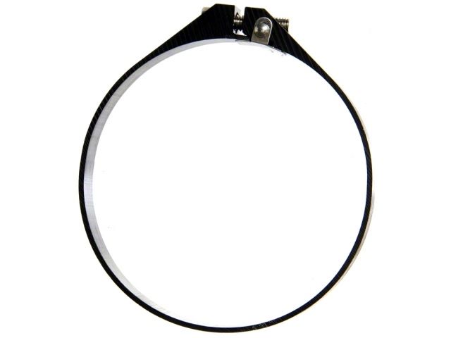 P2M 2.75" Hose ID Aluminum Hose Clamp (Black, 77.8-79.8mm Hose OD) 0MJ6H