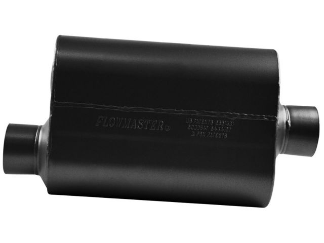 Flowmaster Super 40 Series Muffler, 3.00" IN (O) / OUT (C): ea, 16 Gauge 409S Sta