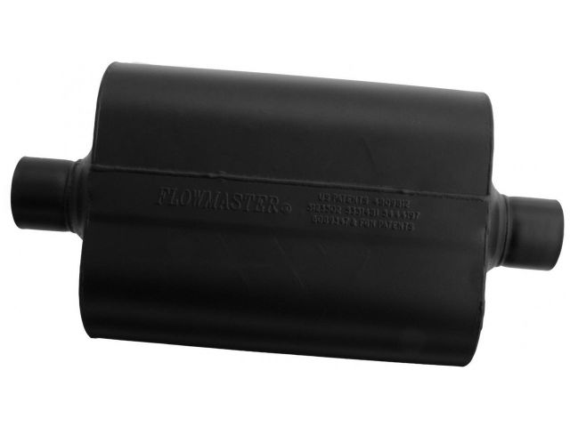 Flowmaster Super 40 Series Muffler, 2.50" IN (C) / OUT (C): ea, 16 Gauge Aluminiz