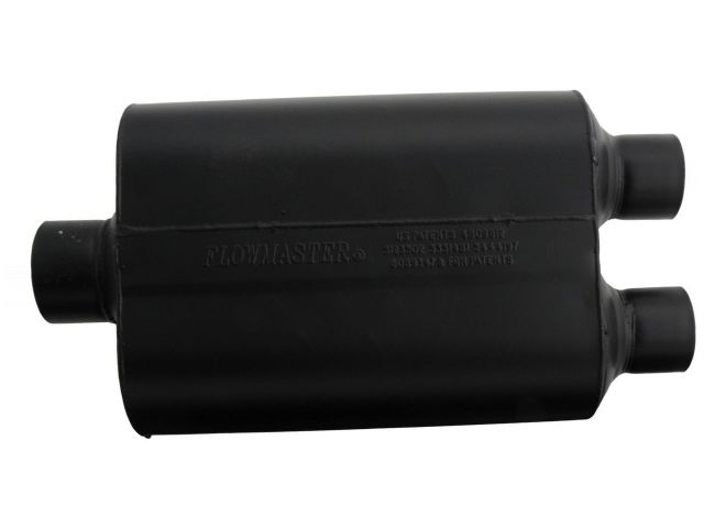 Flowmaster Super 40 Series Muffler, 3.00" IN (C) / 2.50" OUT (D): ea, 16 Gauge Al