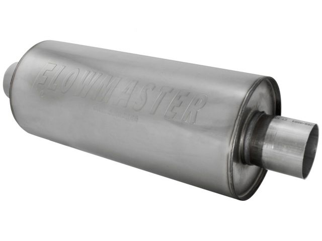 Flowmaster DBX Muffler, 2.50" In/Out, 6" x 14" Case, 304S Stainless Steel