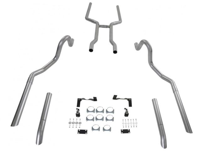 Flowmaster 1964-1972 GM A-Body, V-8, All 2.50" Mandrel Bent Tubing From Trans
